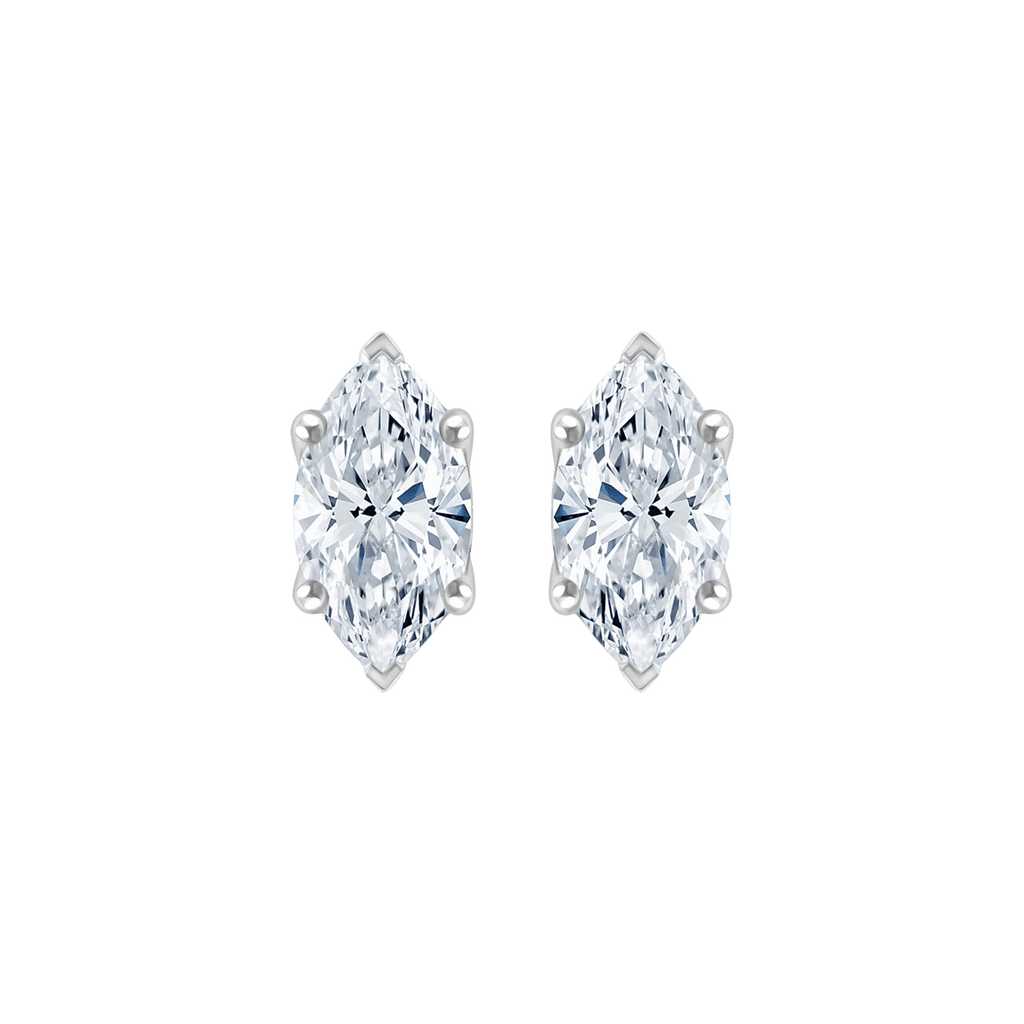 Ari Marquise (earrings - whitegold)