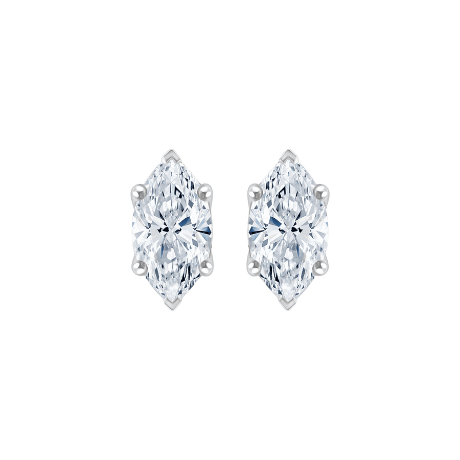 Ari Marquise (earrings - whitegold)