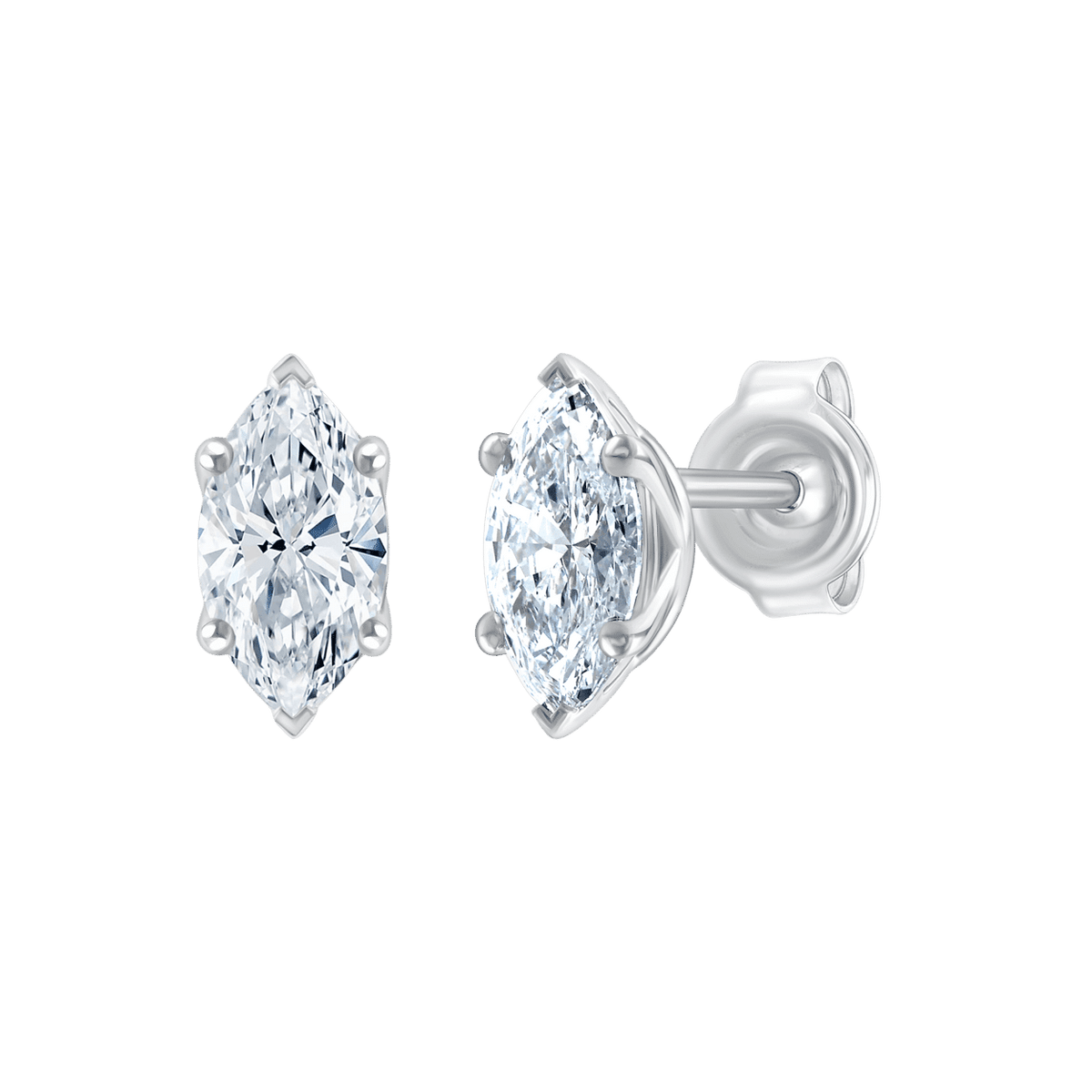 Ari Marquise (earrings - whitegold)