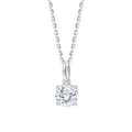 Ari Round (necklace - whitegold)