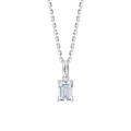 Ari Emerald (necklace - whitegold)