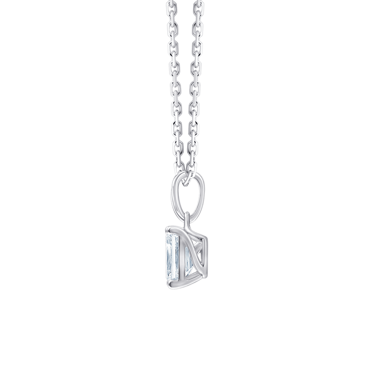 Ari Emerald (necklace - whitegold)