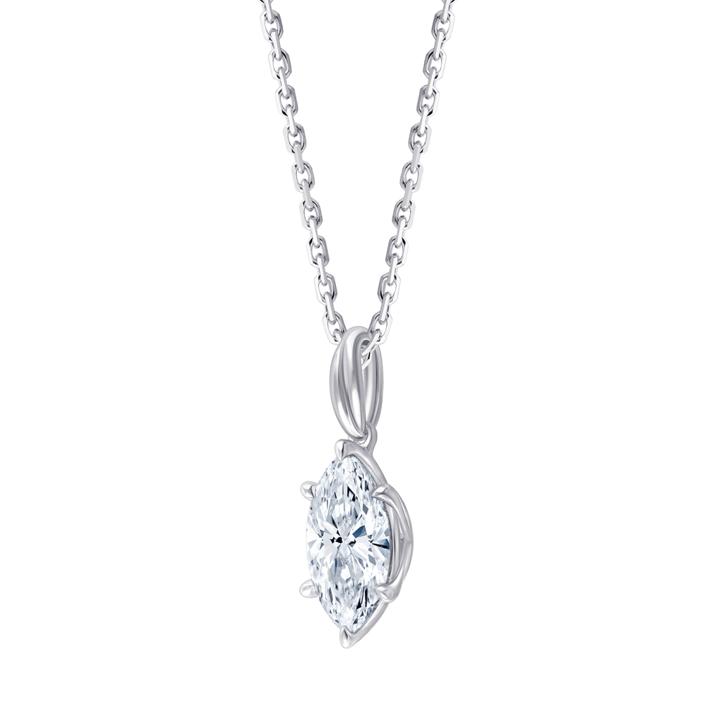 Ari Marquise (necklace - whitegold)