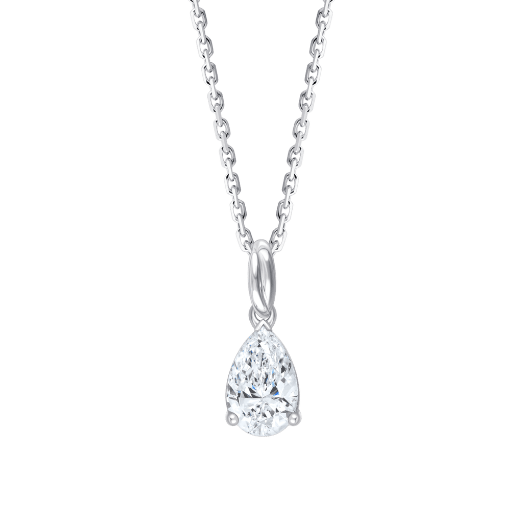 Ari Pear (necklace - whitegold)