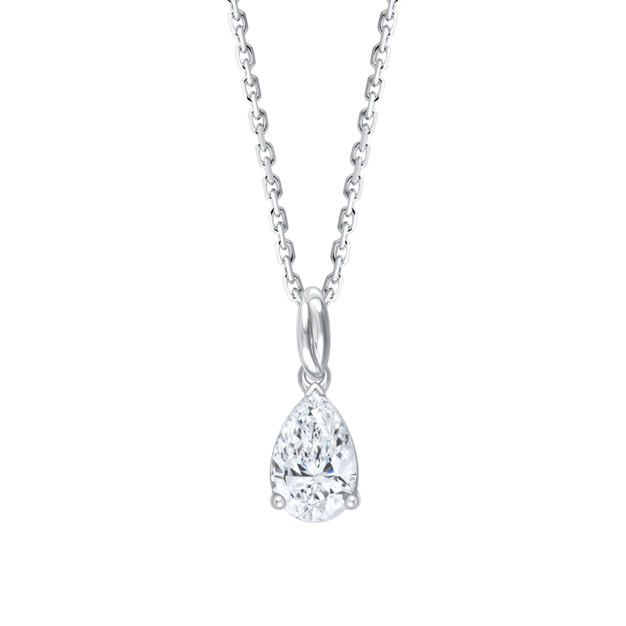 Ari Pear (necklace - whitegold)