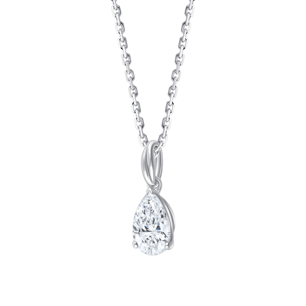 Ari Pear (necklace - whitegold)