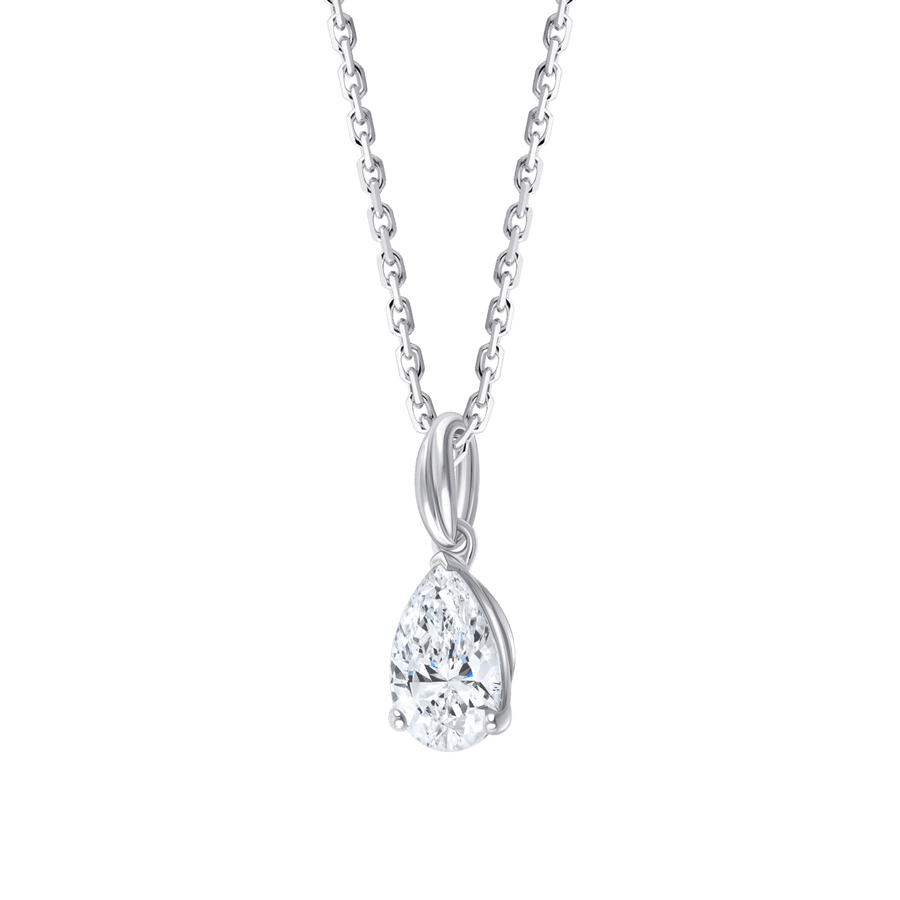Ari Pear (necklace - whitegold)