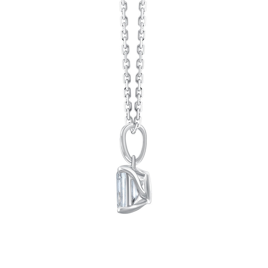 Ava Emerald (necklace - whitegold)