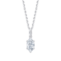 Ava Marquise (necklace - whitegold)