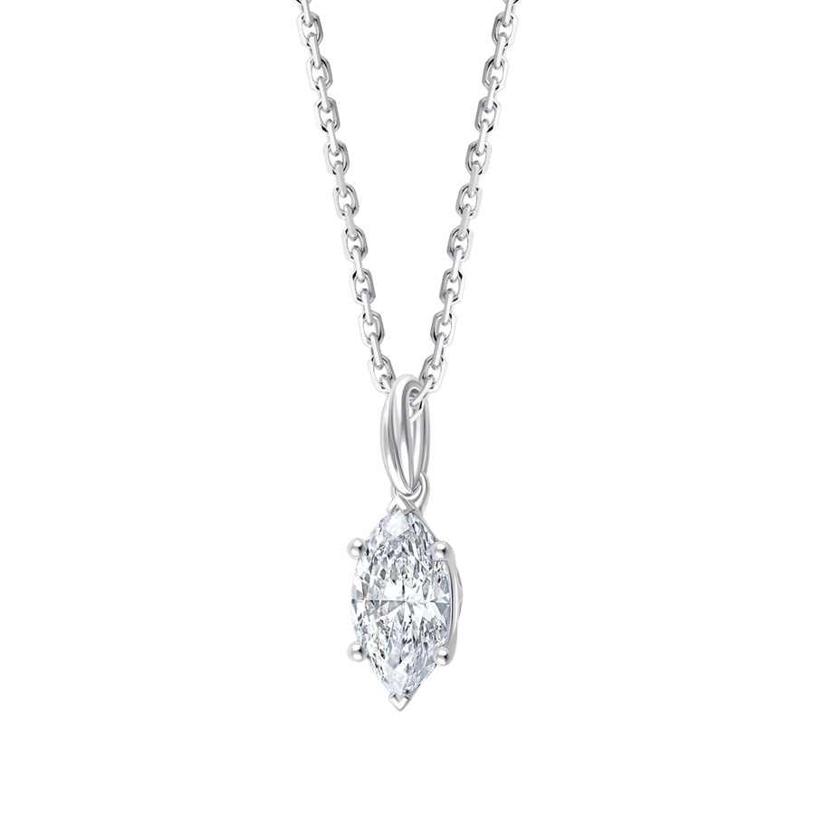 Ava Marquise (necklace - whitegold)