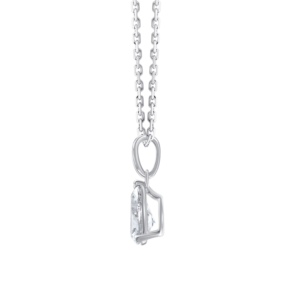 Ava Pear (necklace - whitegold)