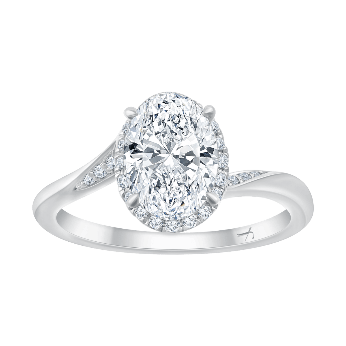 Amalia (oval - whitegold)