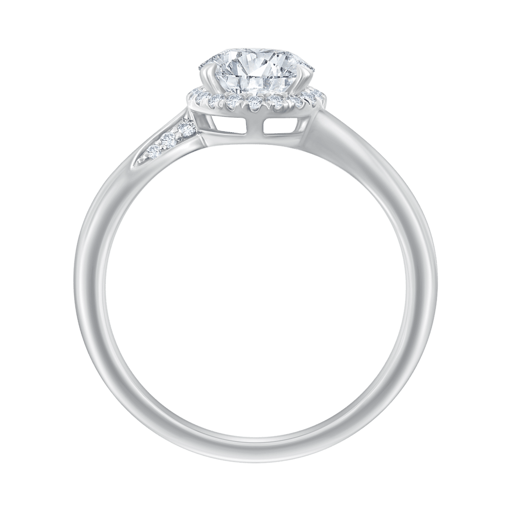Amalia (oval - whitegold)