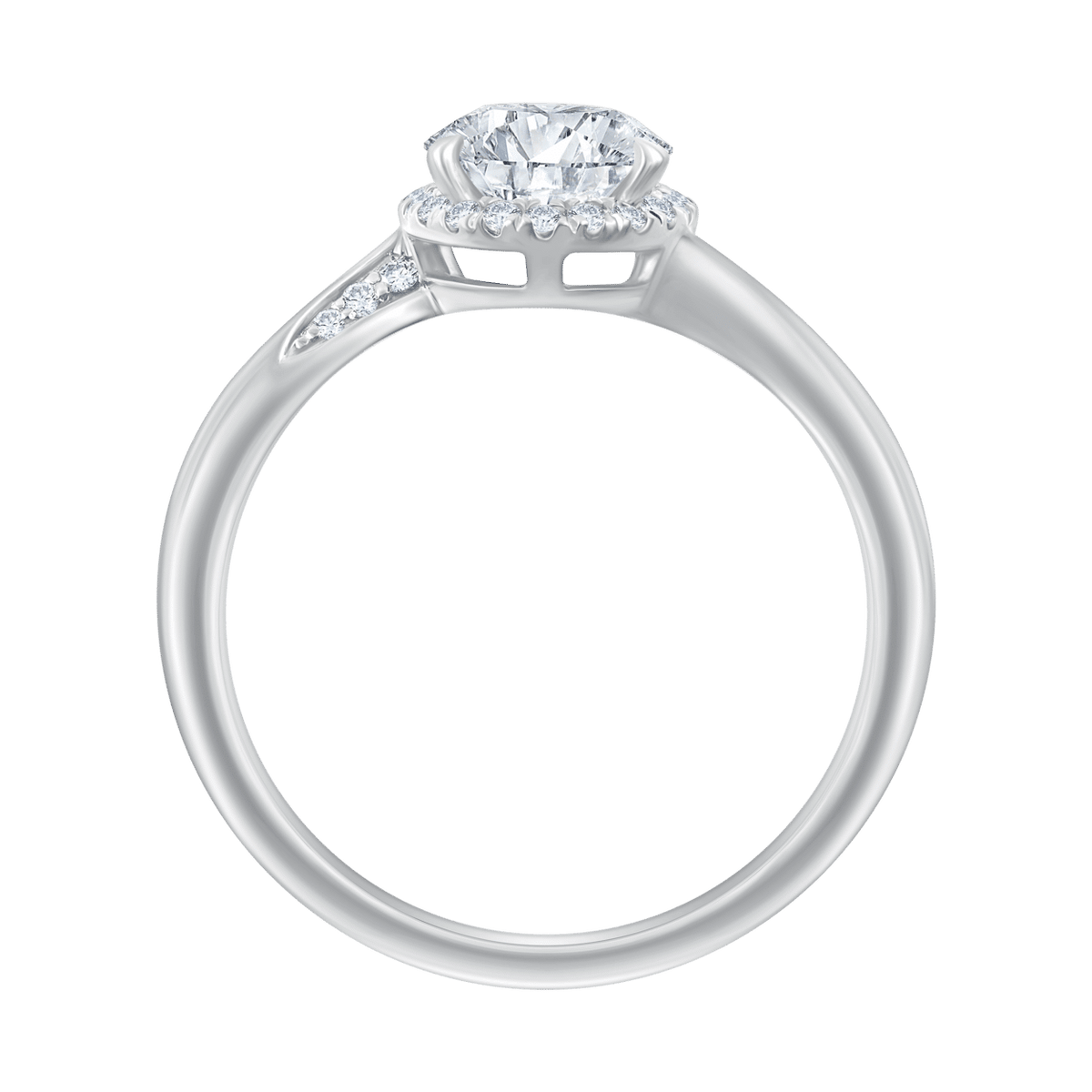 Amalia (oval - whitegold)