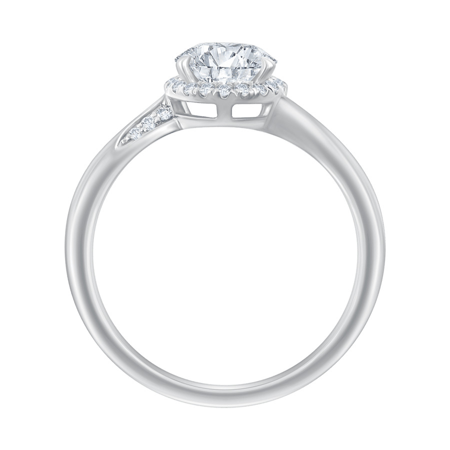 Amalia (oval - whitegold)