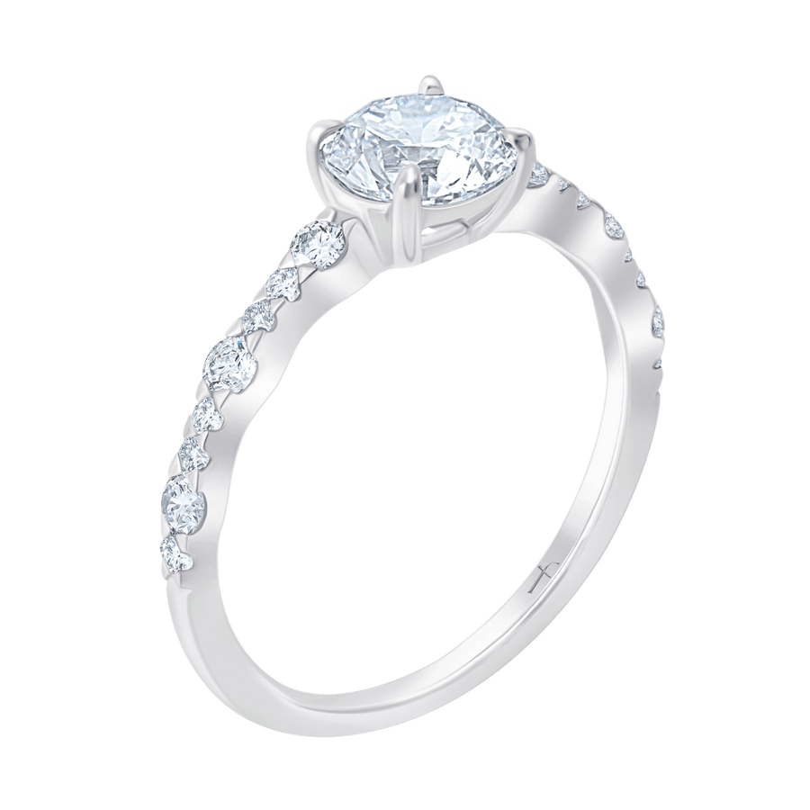 Adelaine (round - whitegold)