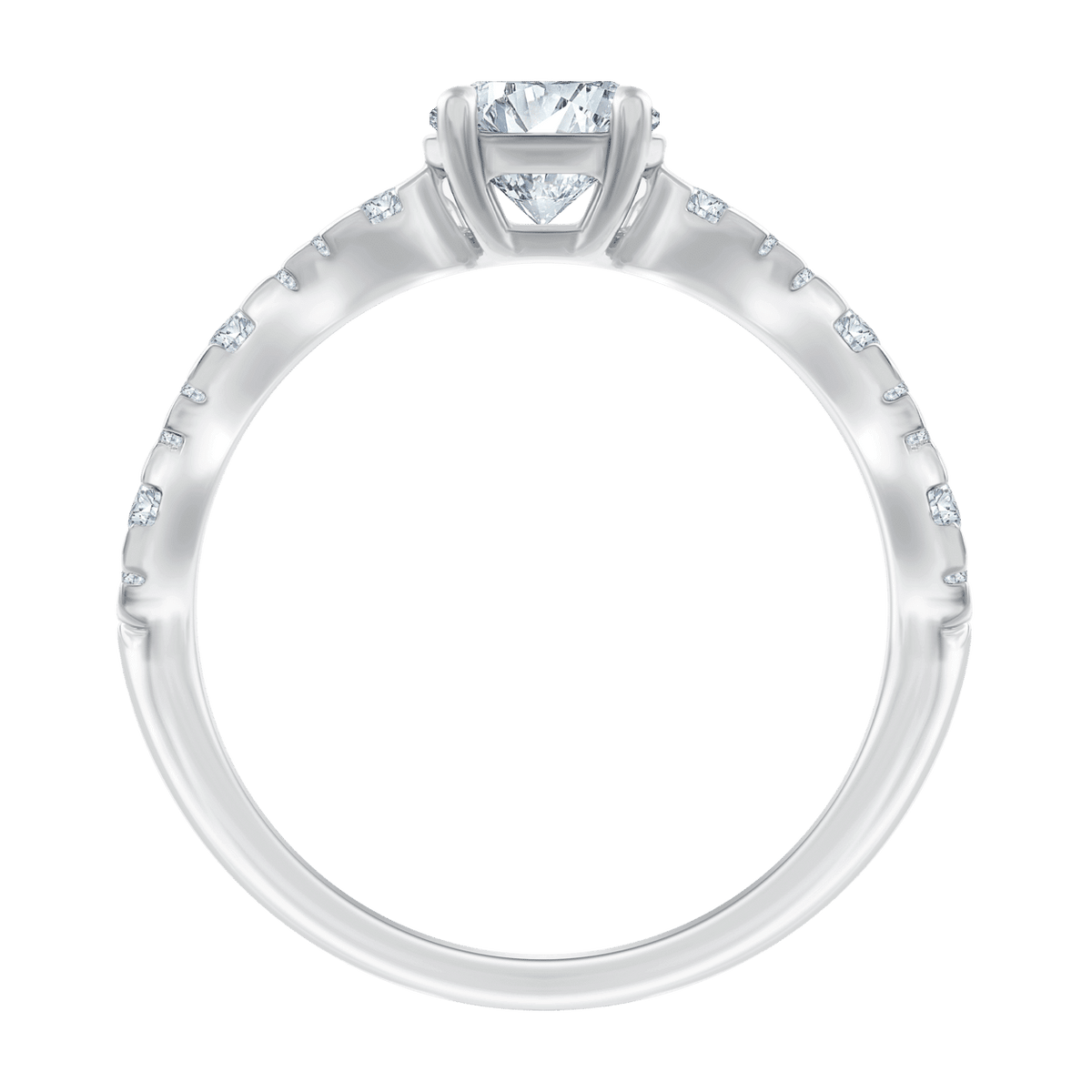 Adelaine (oval - whitegold)