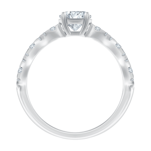 Adelaine (oval - whitegold)