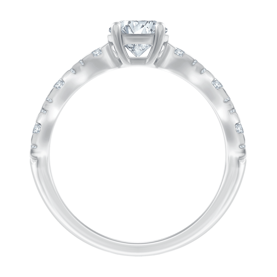 Adelaine (oval - whitegold)