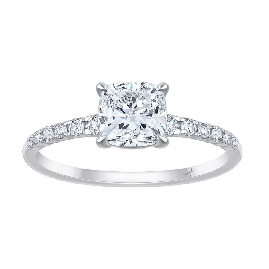Aveline (cushion - whitegold)
