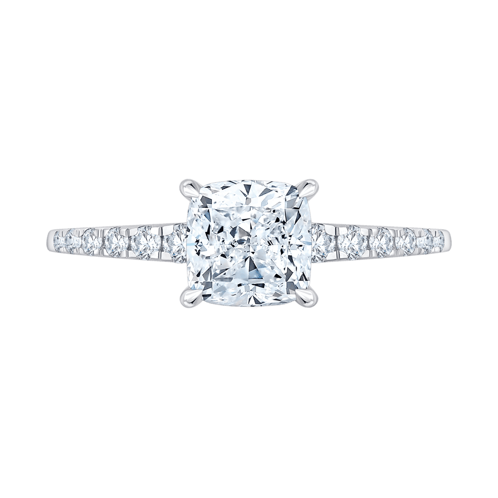 Aveline (cushion - whitegold)