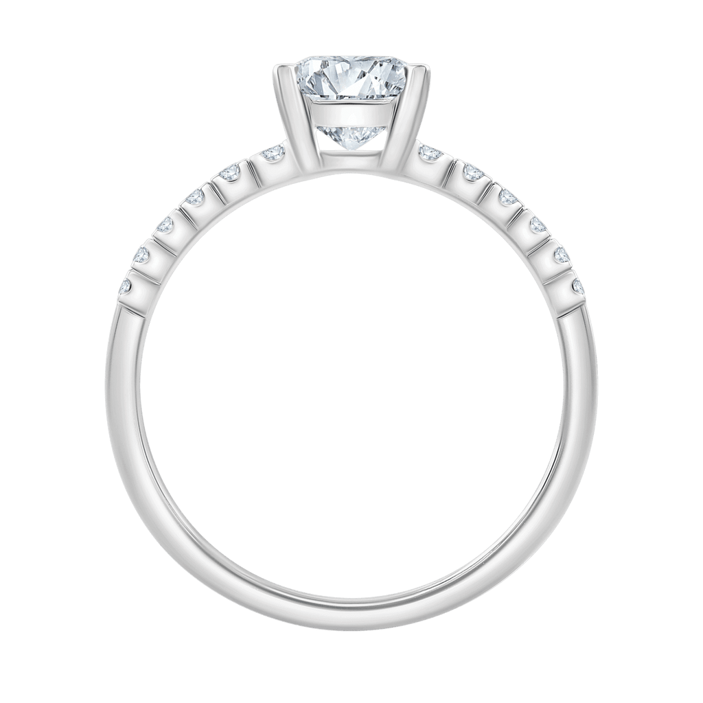 Aveline (cushion - whitegold)