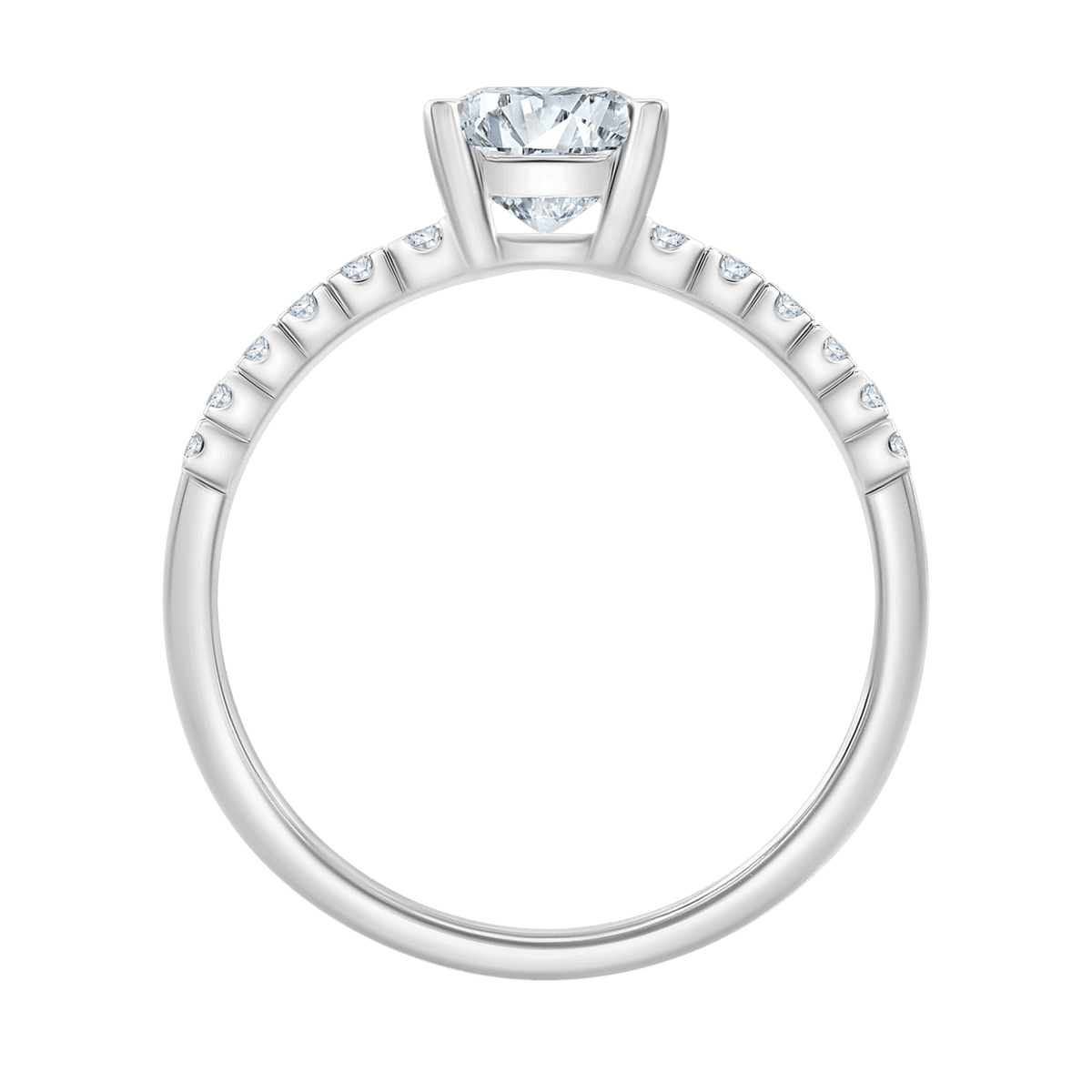 Aveline (cushion - whitegold)