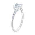 Aveline (cushion - whitegold)