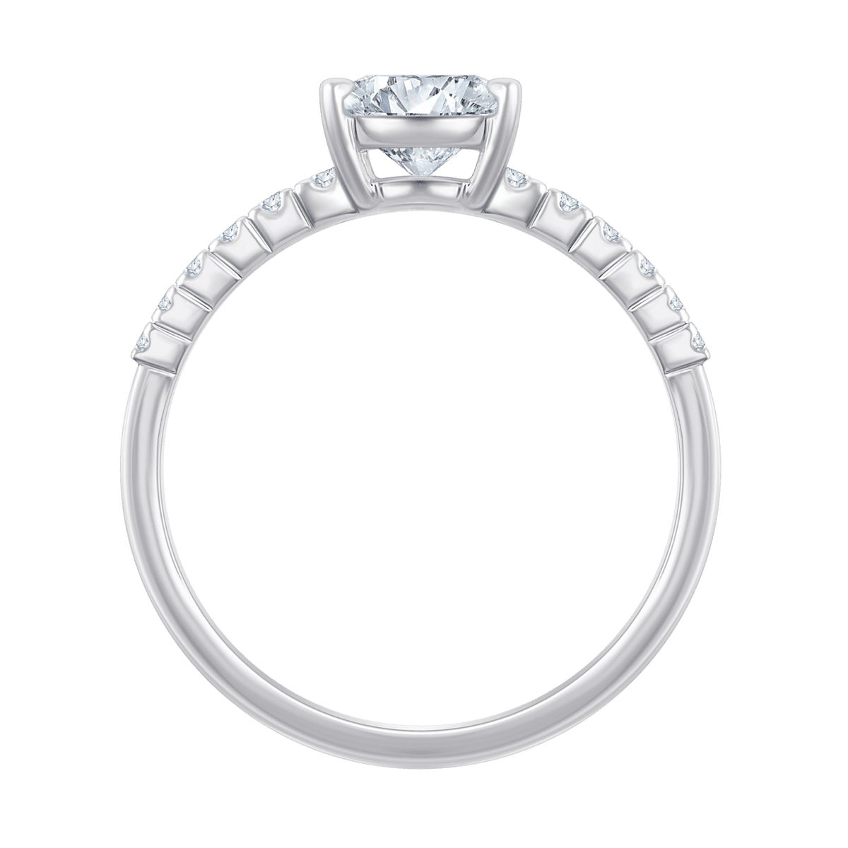 Aveline (pear - whitegold)