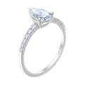 Aveline (pear - whitegold)