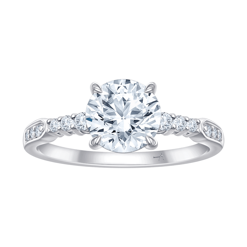 Angelina (round - whitegold)
