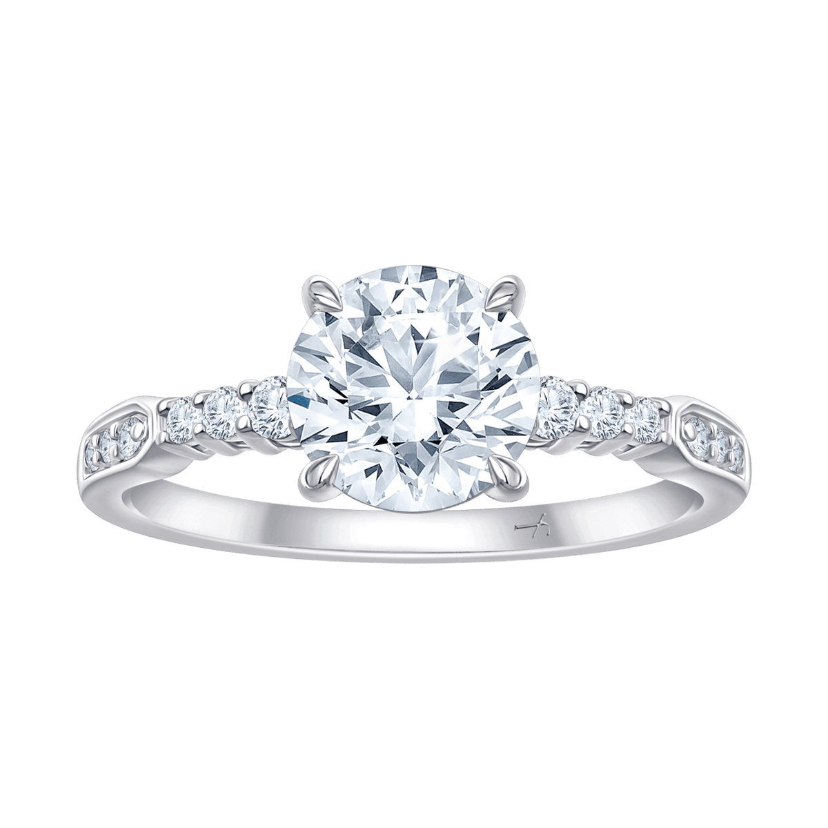 Angelina (round - whitegold)