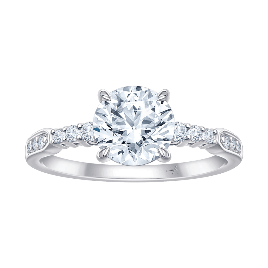 Angelina (round - whitegold)