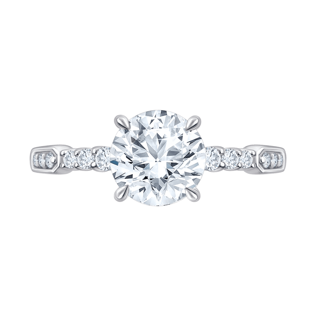 Angelina (round - whitegold)