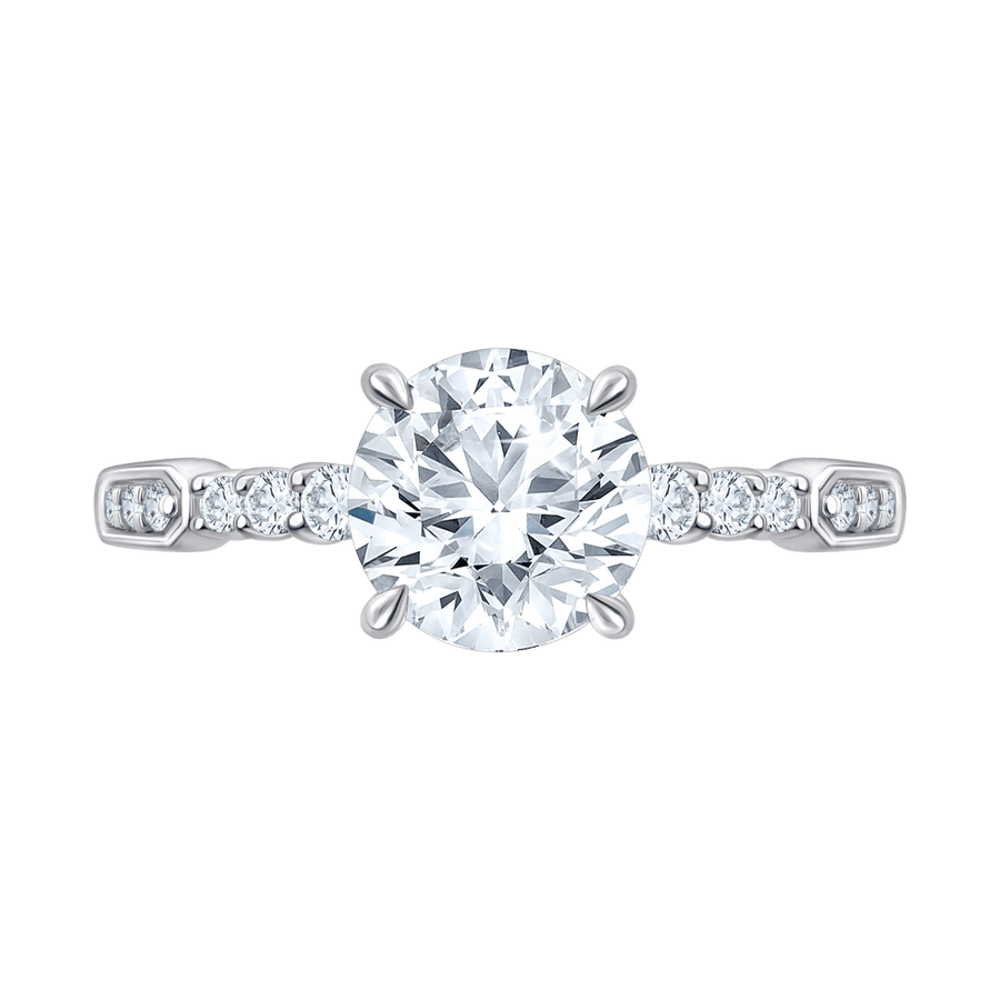 Angelina (round - whitegold)