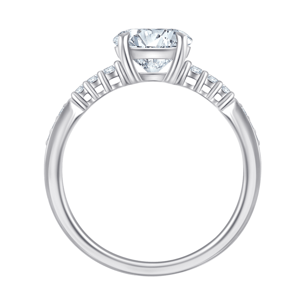 Angelina (round - whitegold)