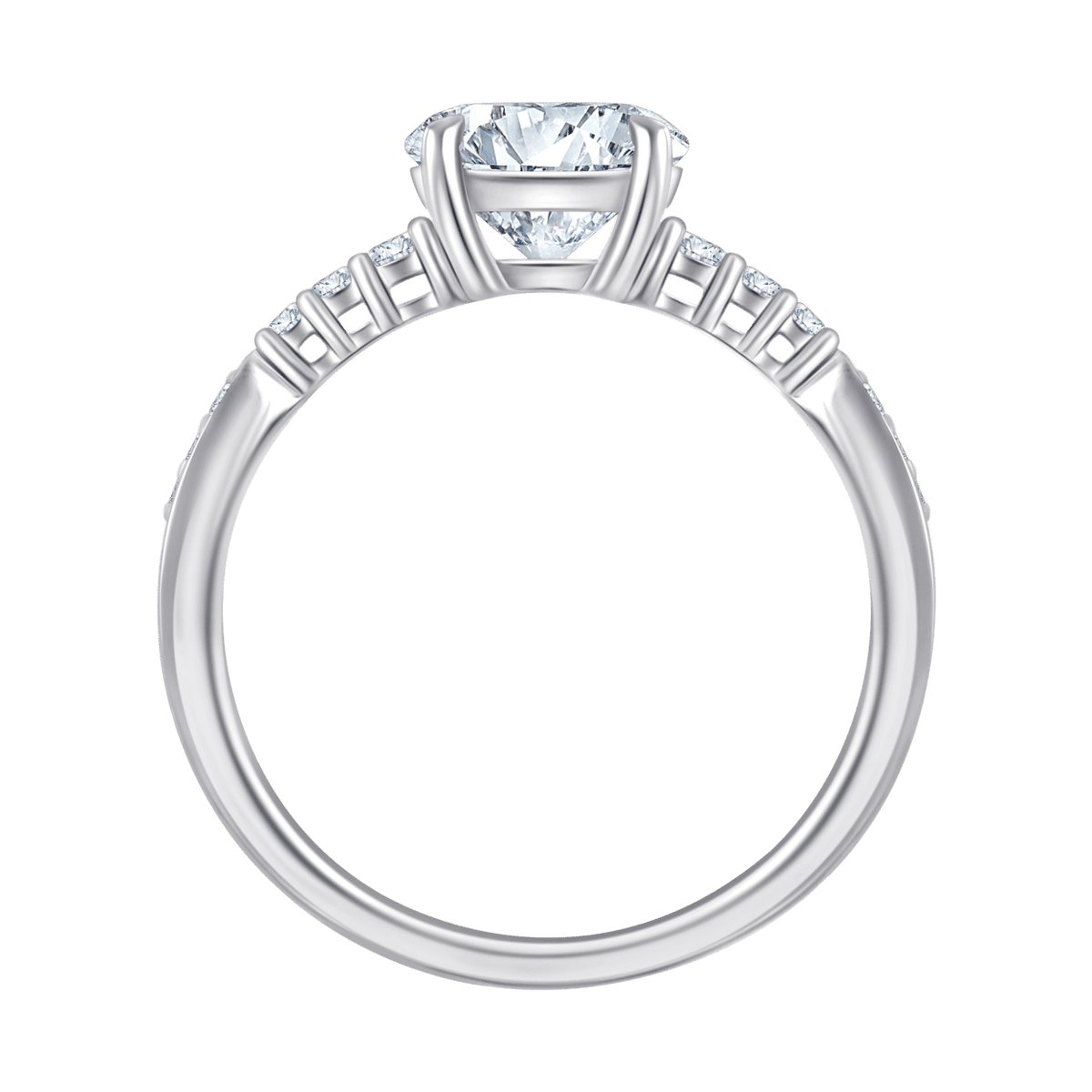 Angelina (round - whitegold)