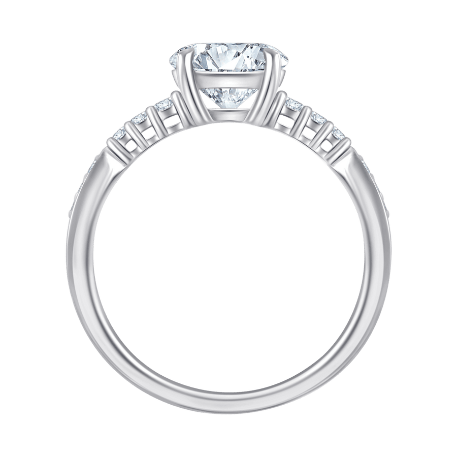 Angelina (round - whitegold)