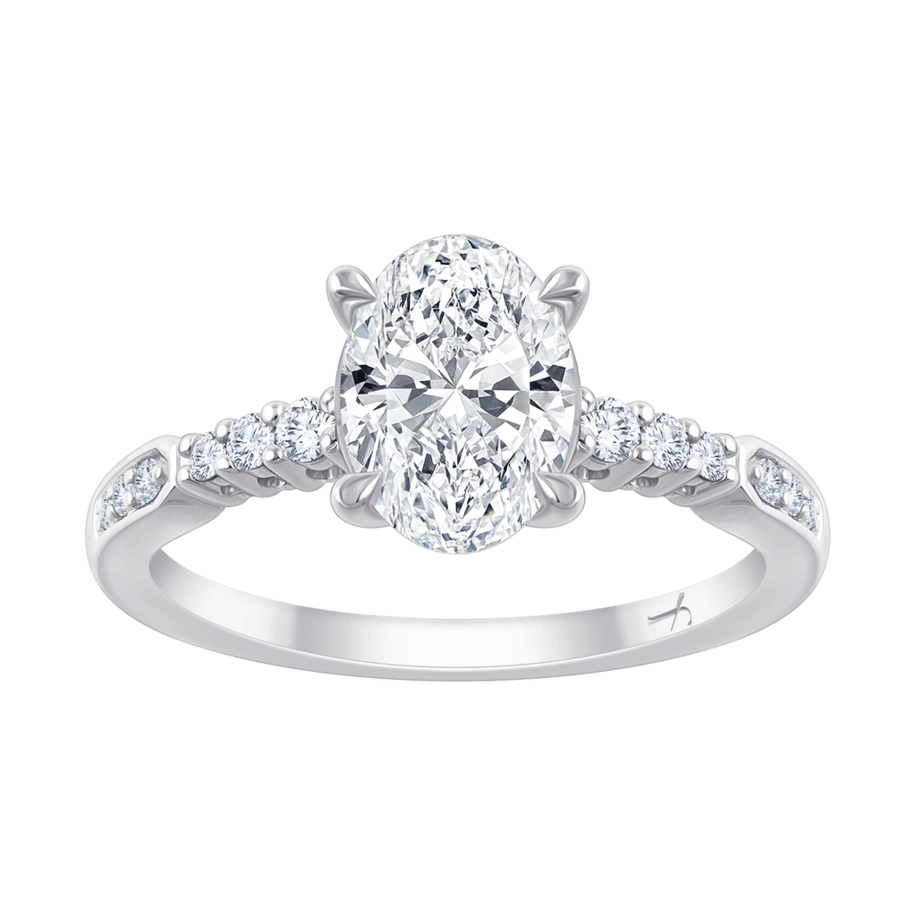 Angelina (oval - whitegold)