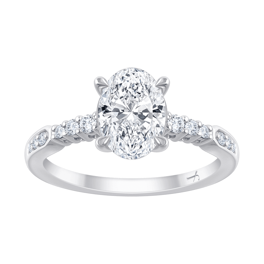 Angelina (oval - whitegold)