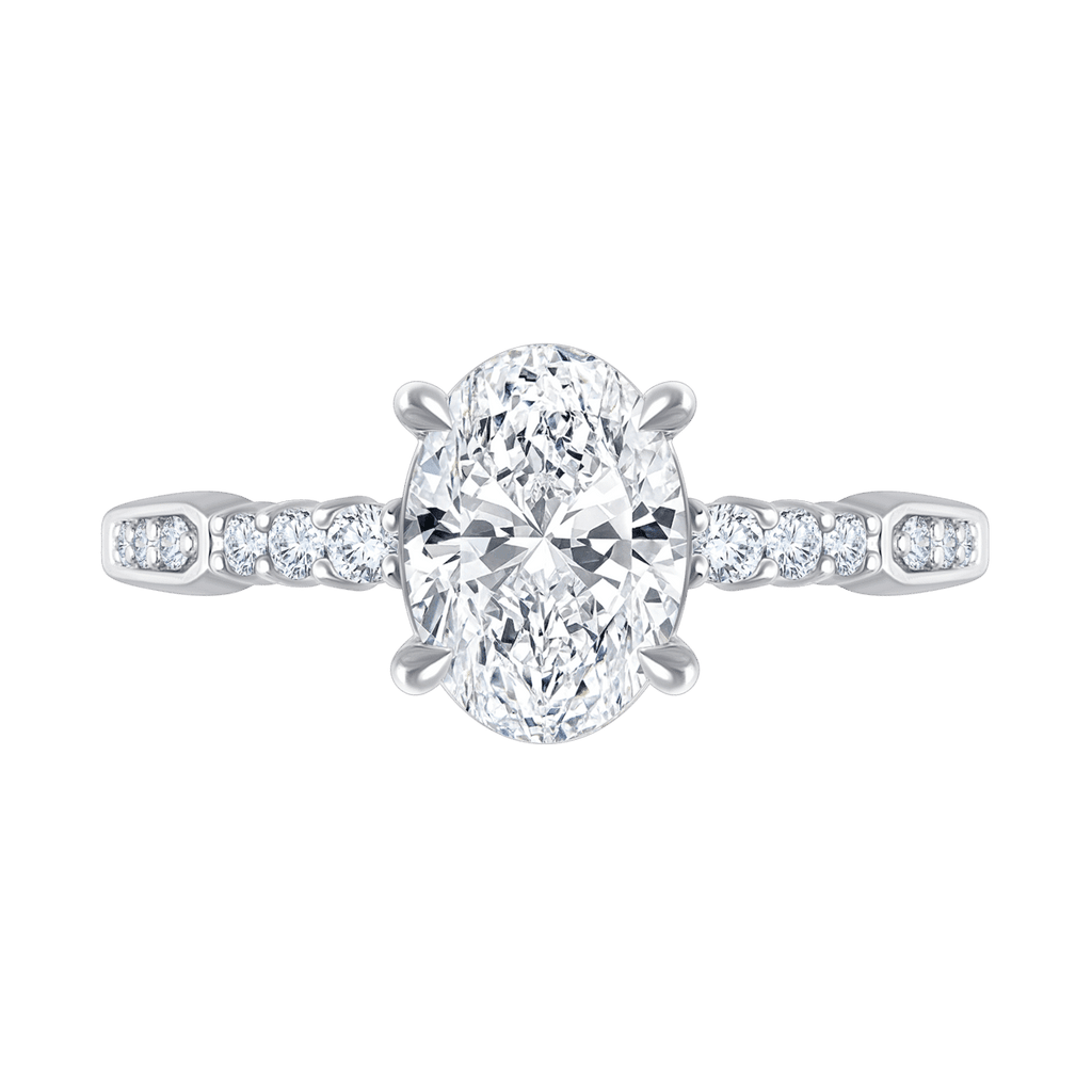 Angelina (oval - whitegold)