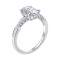 Angelina (oval - whitegold)