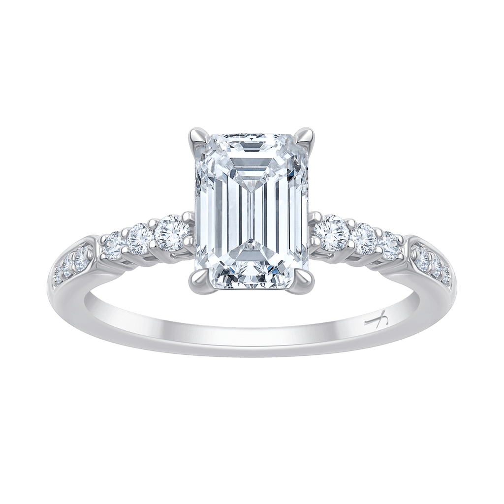 Angelina (emerald - whitegold)