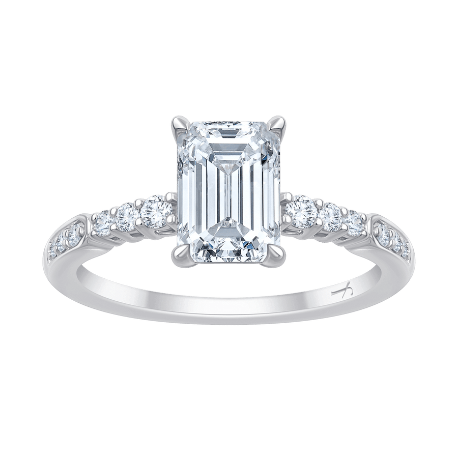 Angelina (emerald - whitegold)
