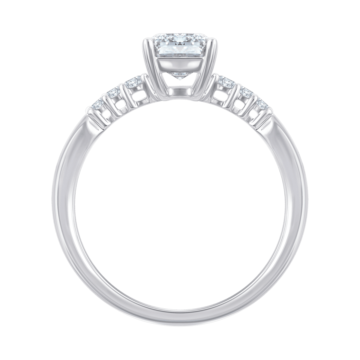 Angelina (emerald - whitegold)