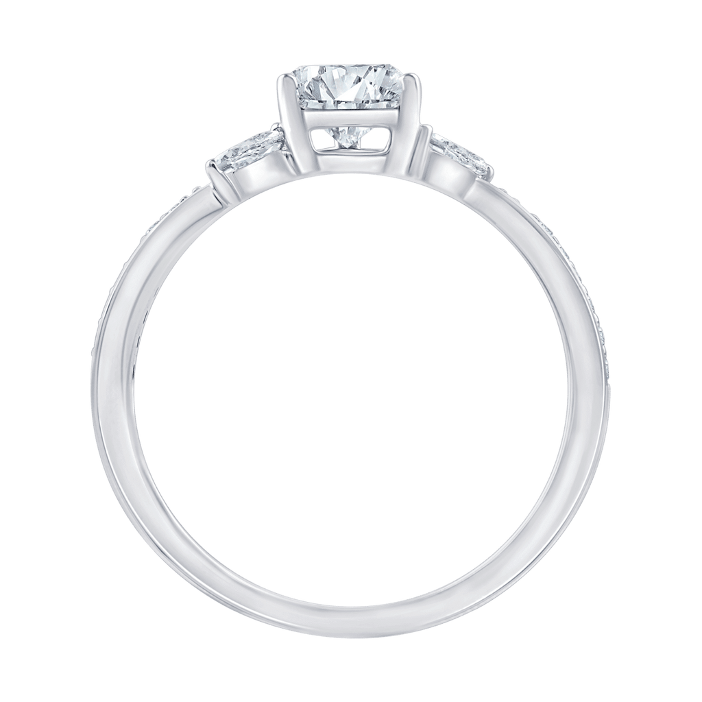 Anastasia (pear - whitegold)