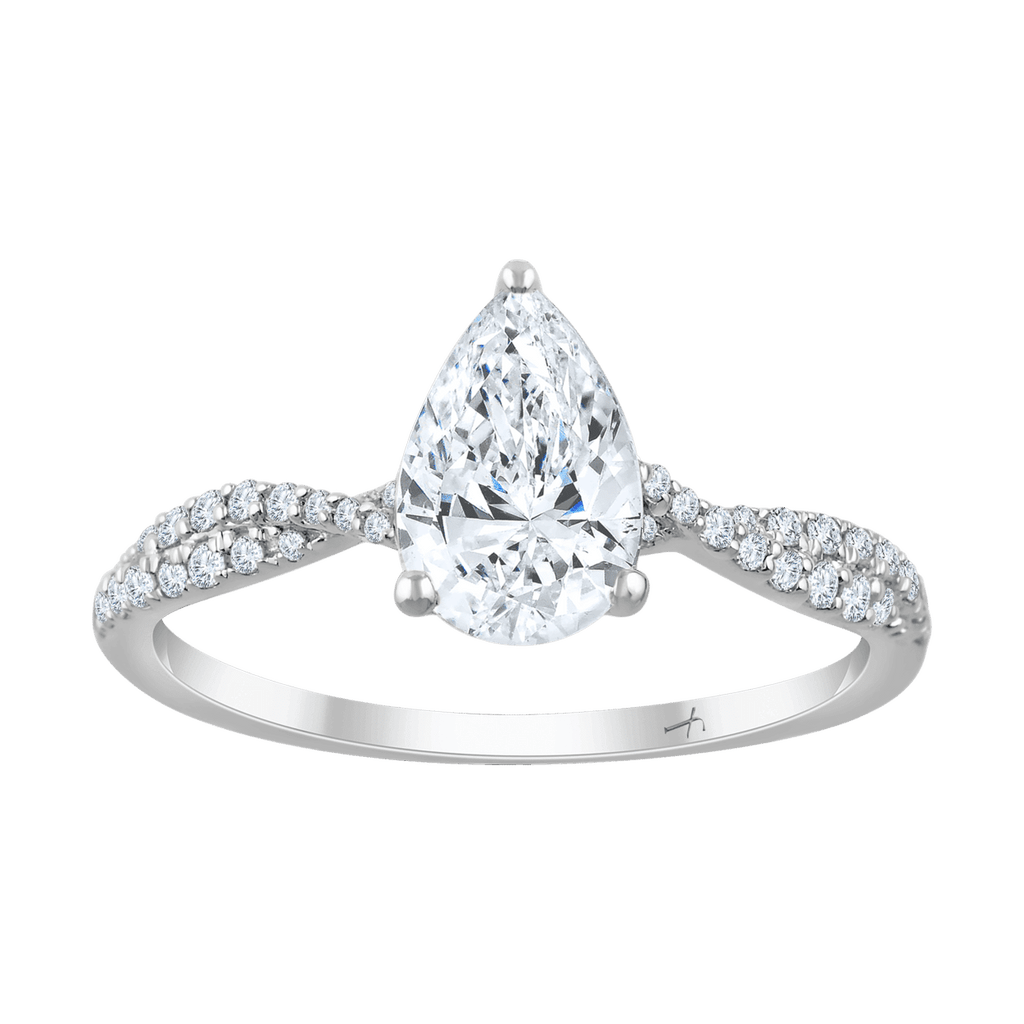 Apoline (pear - whitegold)