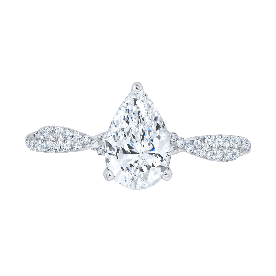 Apoline (pear - whitegold)