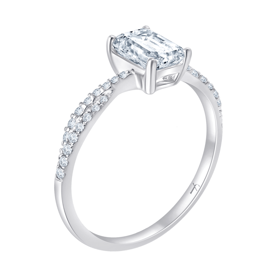 Apoline (emerald - whitegold)
