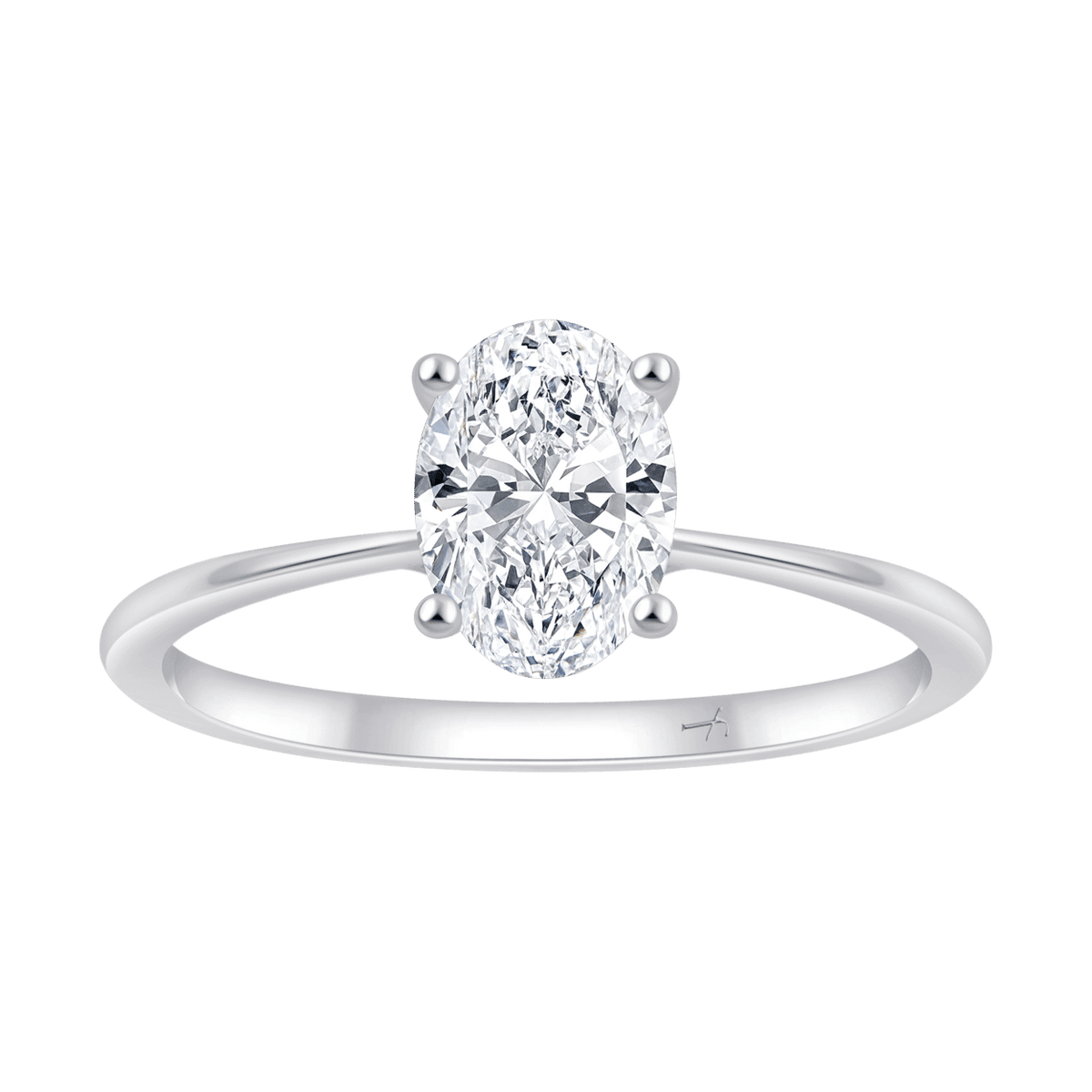 Ami Oval (whitegold)